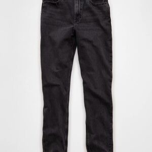 American Eagle Outfitters Women's Black Straight Leg Jeans